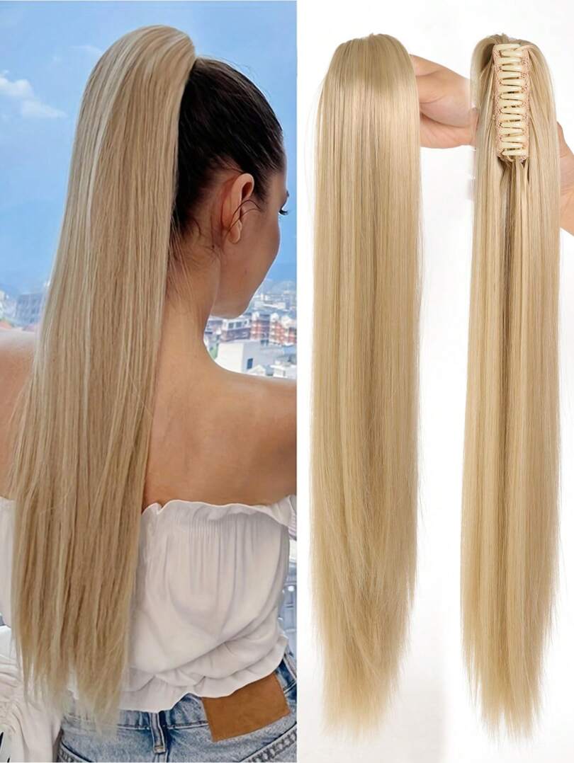 BLOND DOCZEPIANY KUCYK