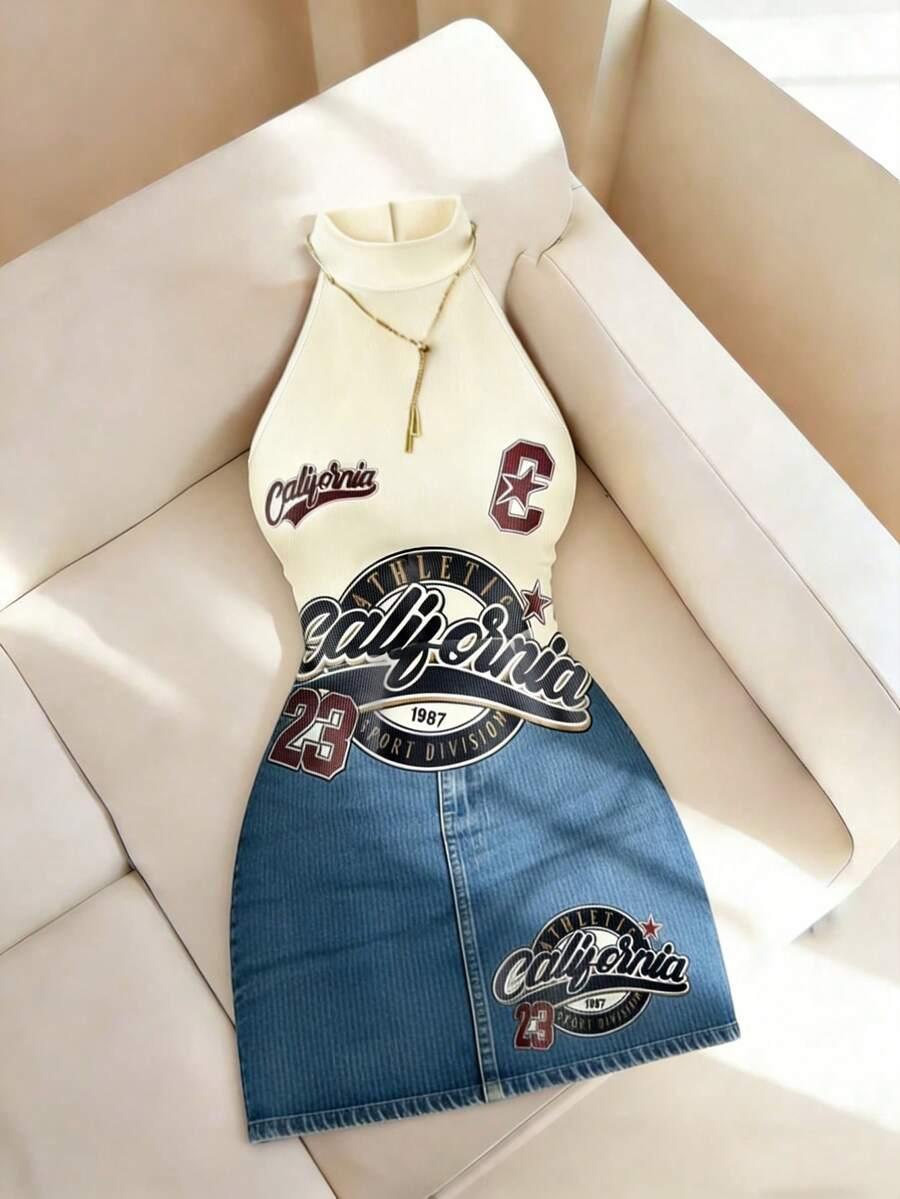 sukienka bez rękawów