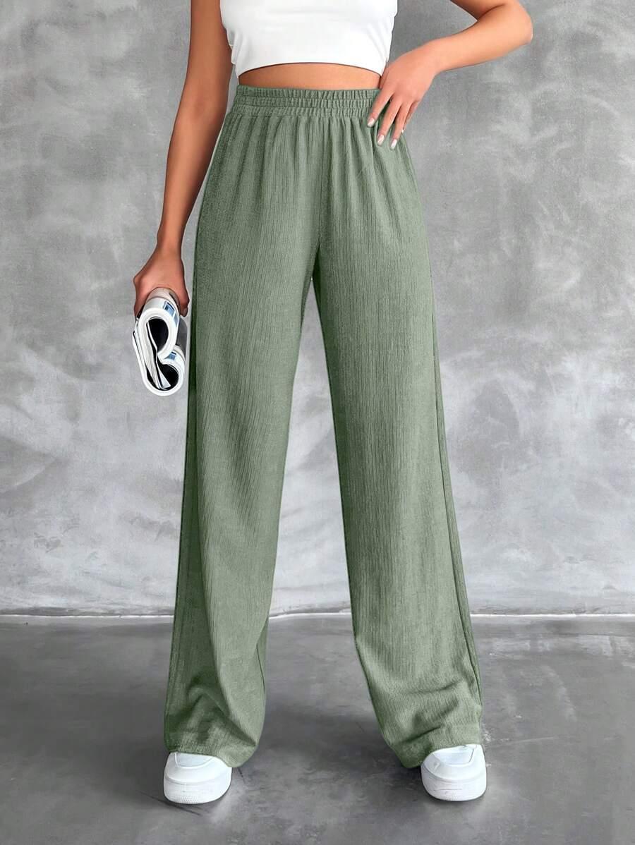 ZIELONE SPODNIE CASUAL