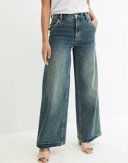 NIEBIESKIE SPODNIE JEANS 