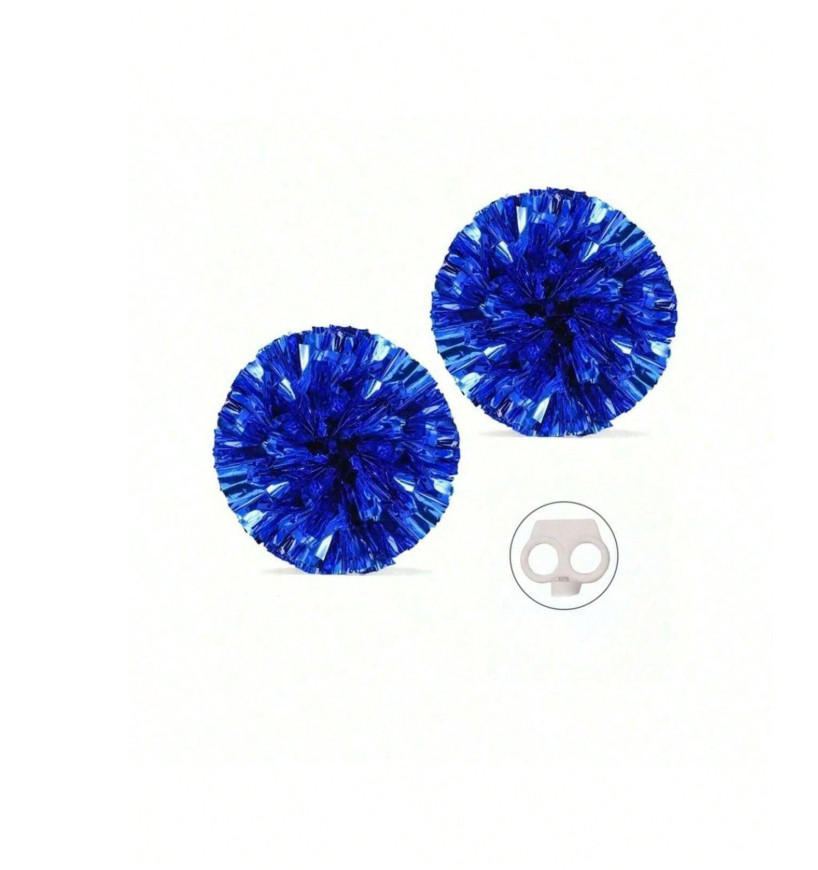 NIEBIESKIE POMPONY 2-PACK