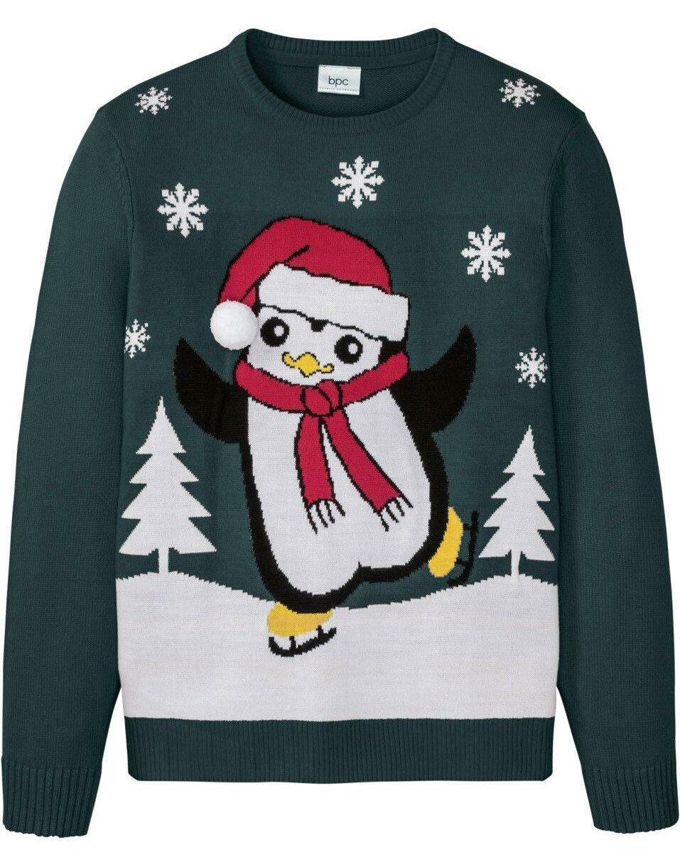 SWETER MĘSKI Z MOTYWEM SWIĄTECZNYM