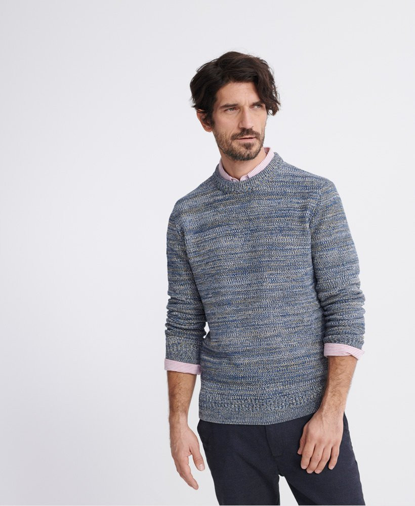 SWETER OKRĄGŁY DEKOLT print