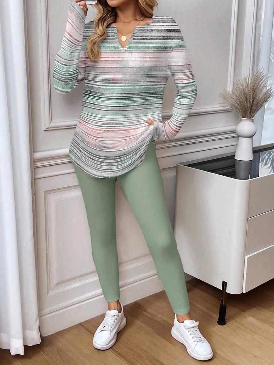 BLUZKA LEGGINSY KOMPLET