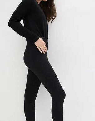 LEGGINSY Z KRYSZTAŁKAMI