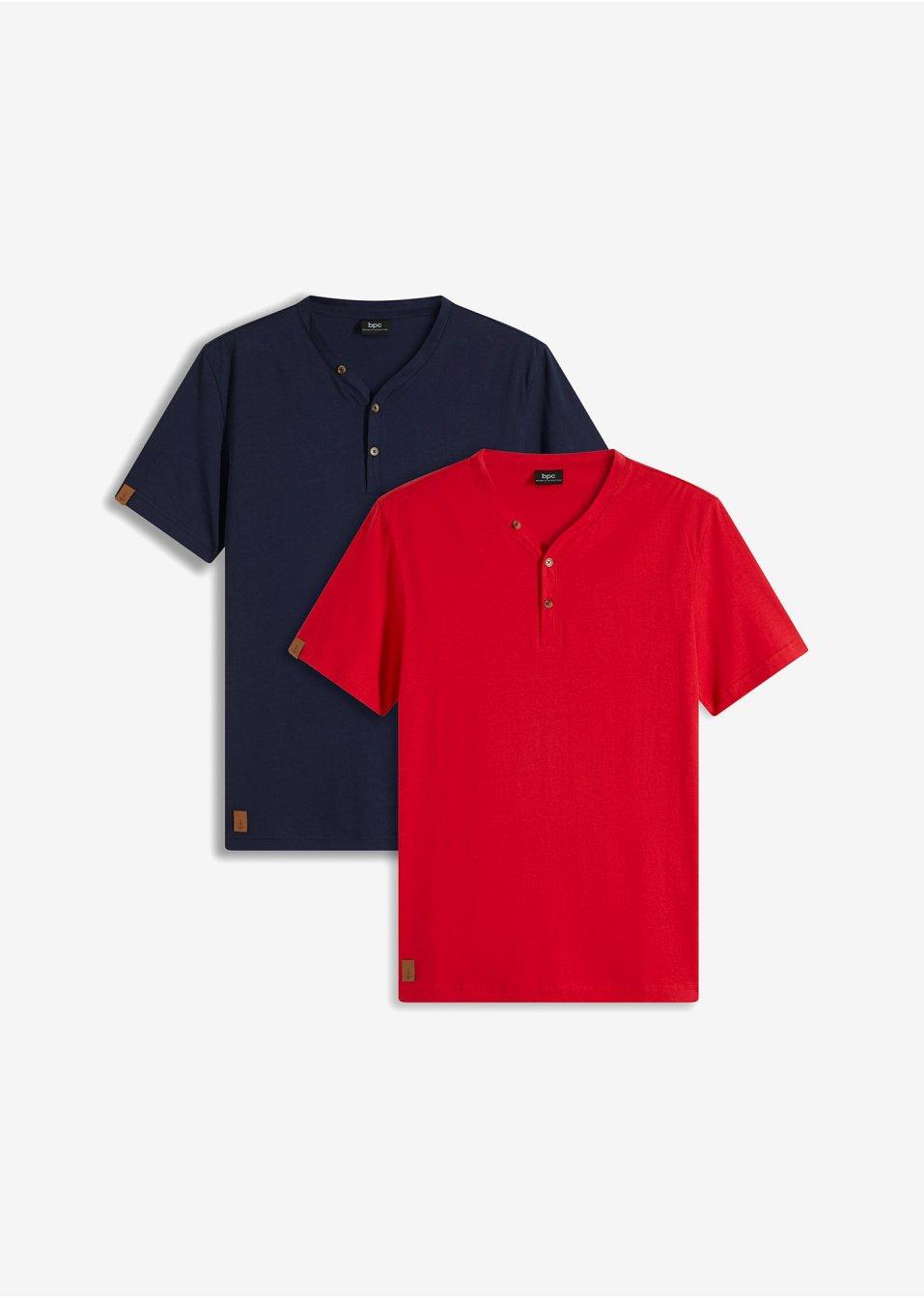 T-SHIRT PLUS SIZE DEKOLT V BAWEŁNA
