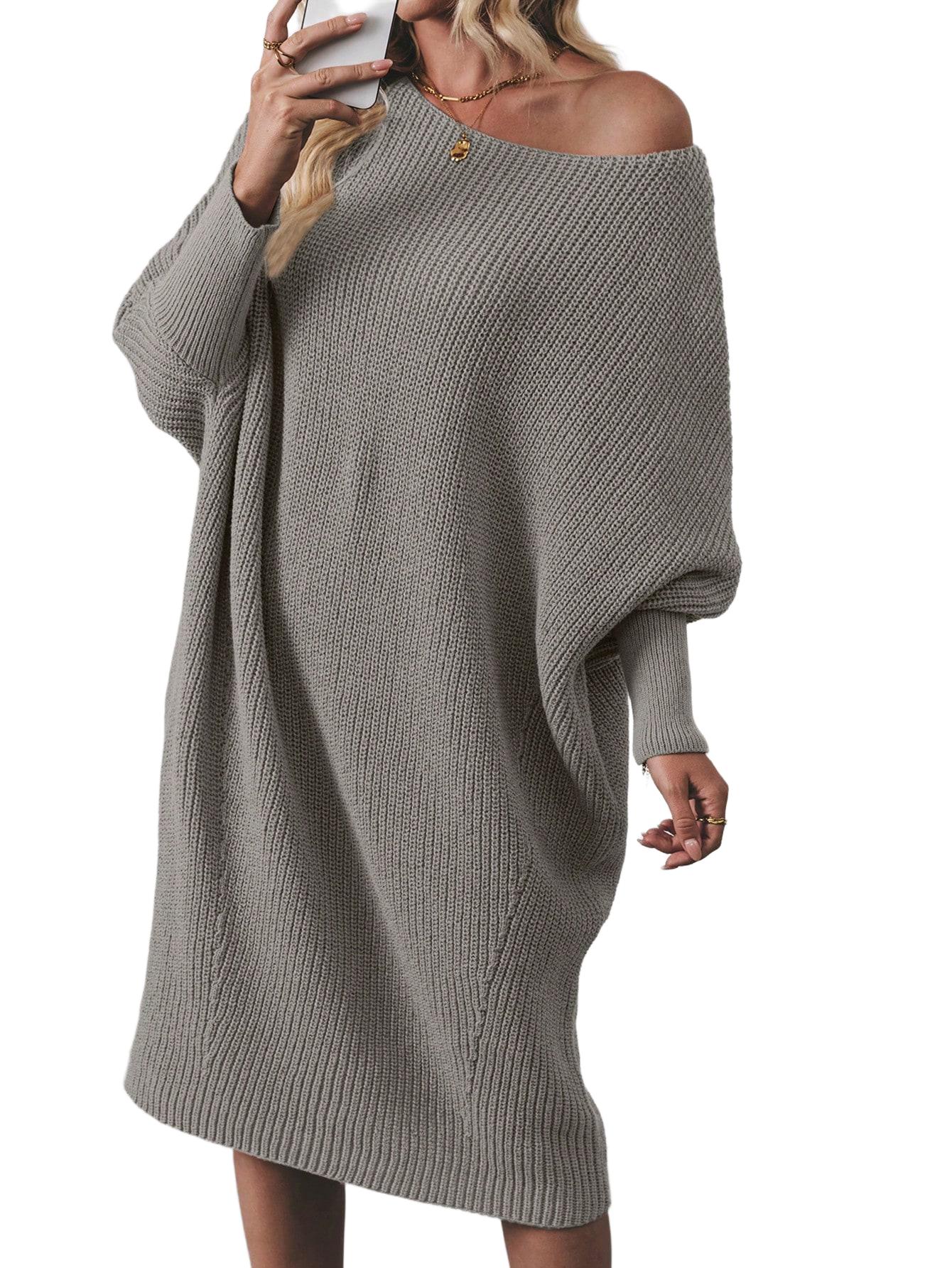 SUKIENKA OVERSIZE DZIANINOWA