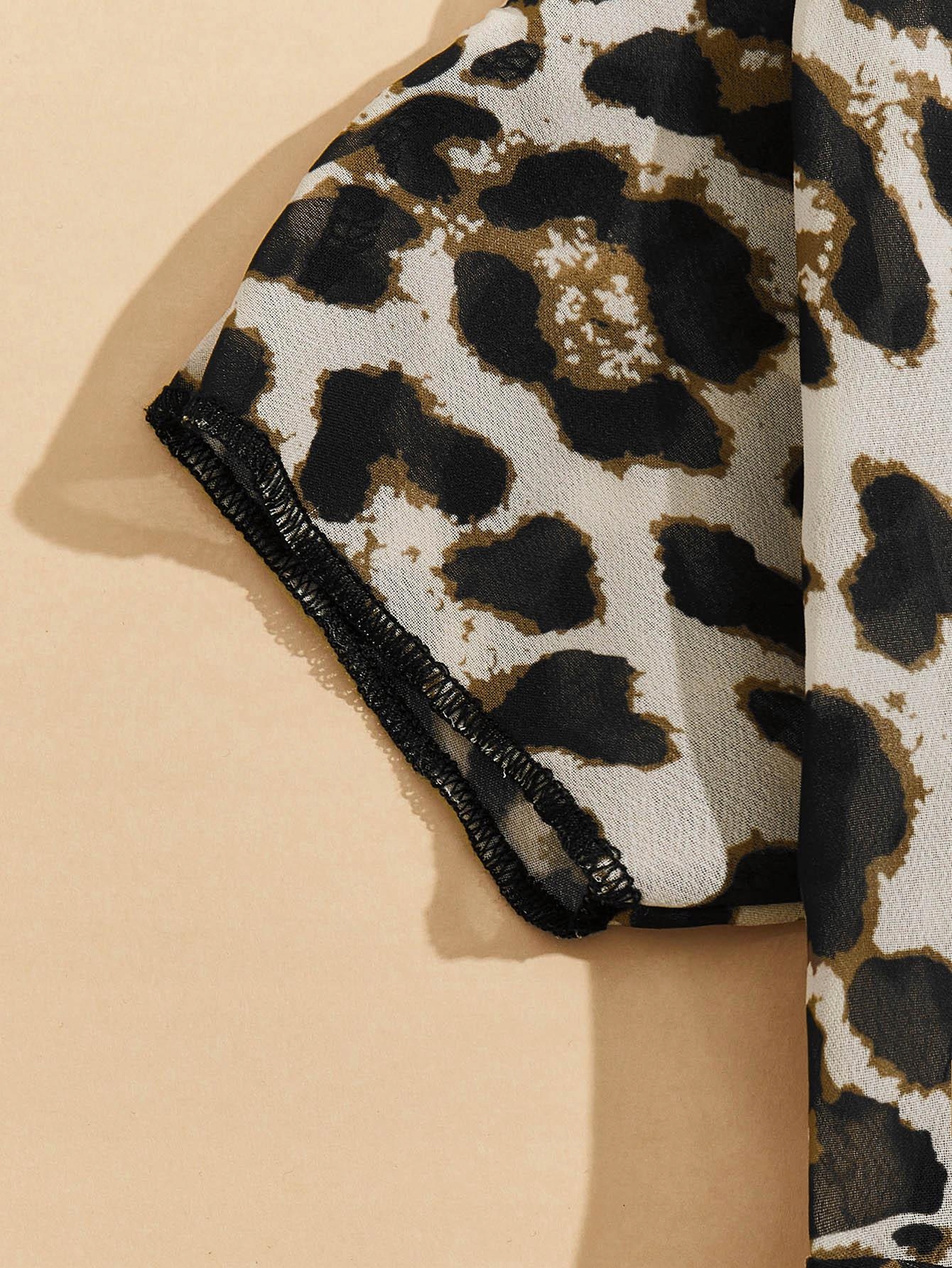 bluzka leopard print 