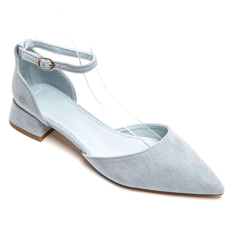 ELEGANCKIE CZÓŁENKA ZAMSZOWE 