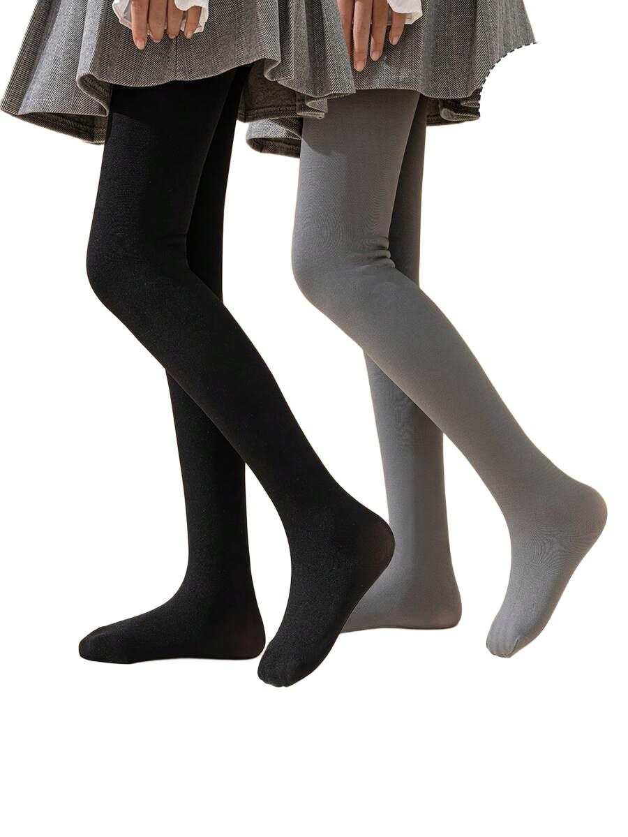 gładkie termiczne rajstopy 2-pack