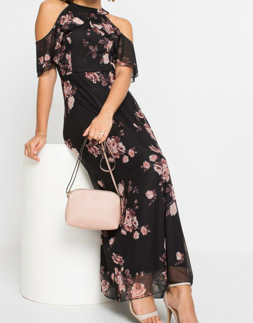 SUKIENKA W KWIATY MAXI 