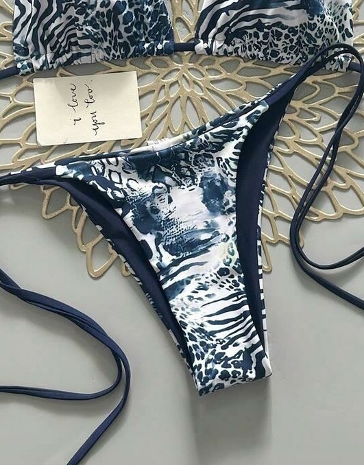 DÓŁ OD BIKINI ANIMAL PRINT