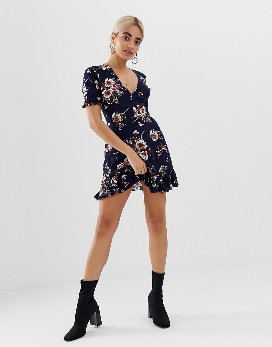MINI SUKIENKA V-NECK