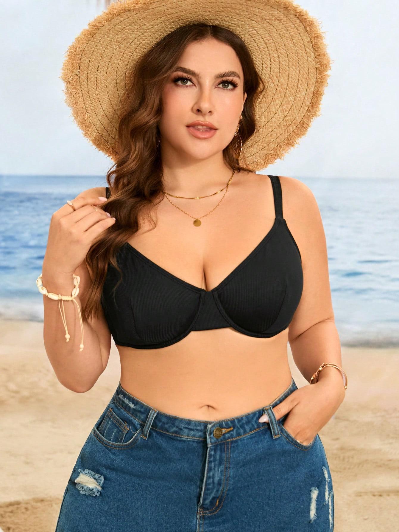 czarna góra od bikini 