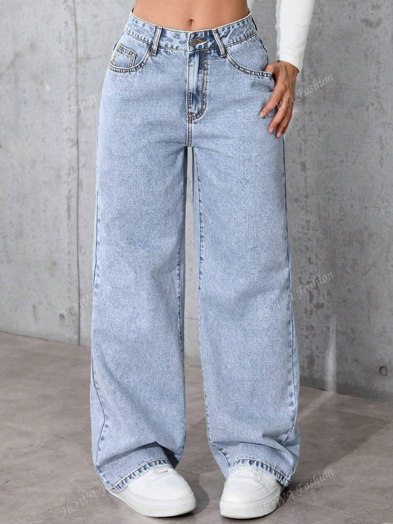 NIEBIESKIE SPODNIE JEANS