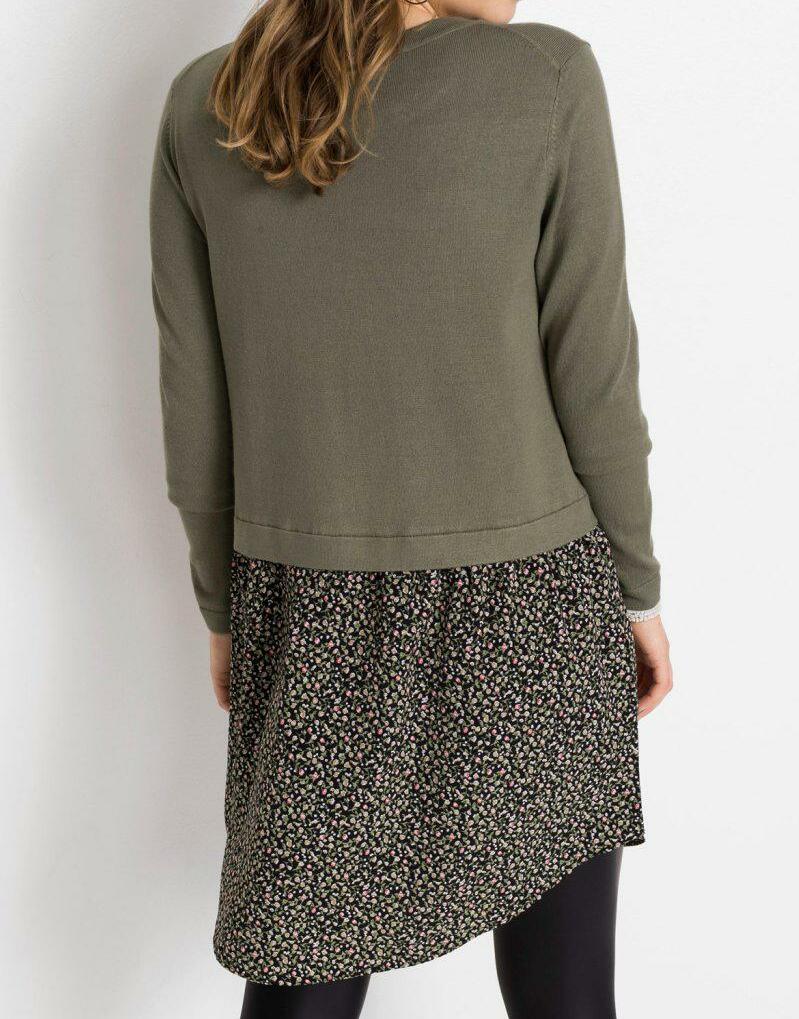SWETER DAMSKI Z WSTAWKĄ 
