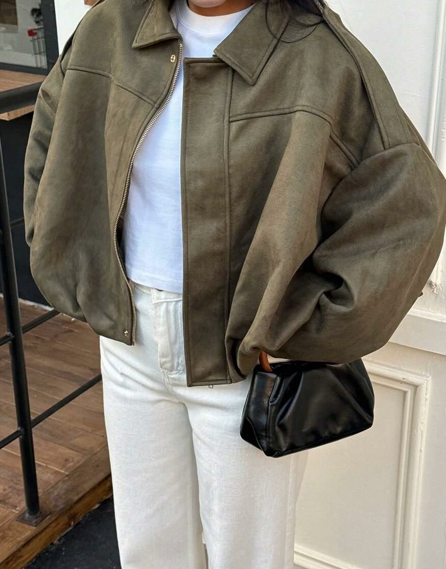 ZIELONA KURTKA BOMBER