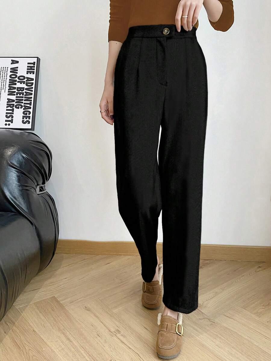 CZARNE SPODNIE CASUAL