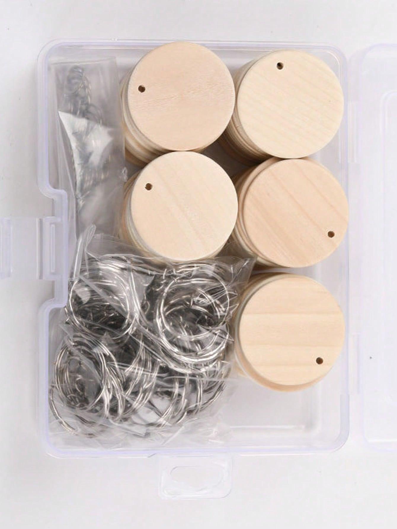 drewniane breloki 6-pack
