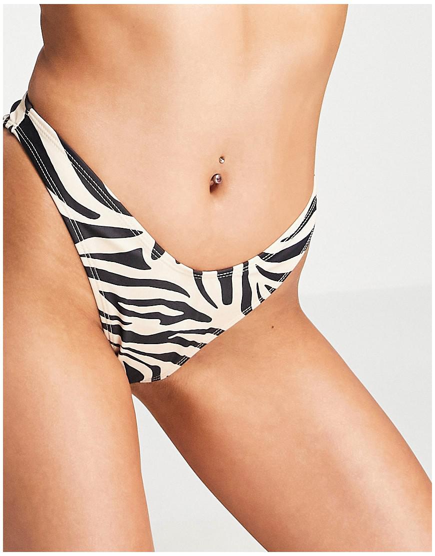 dół od bikini animal print