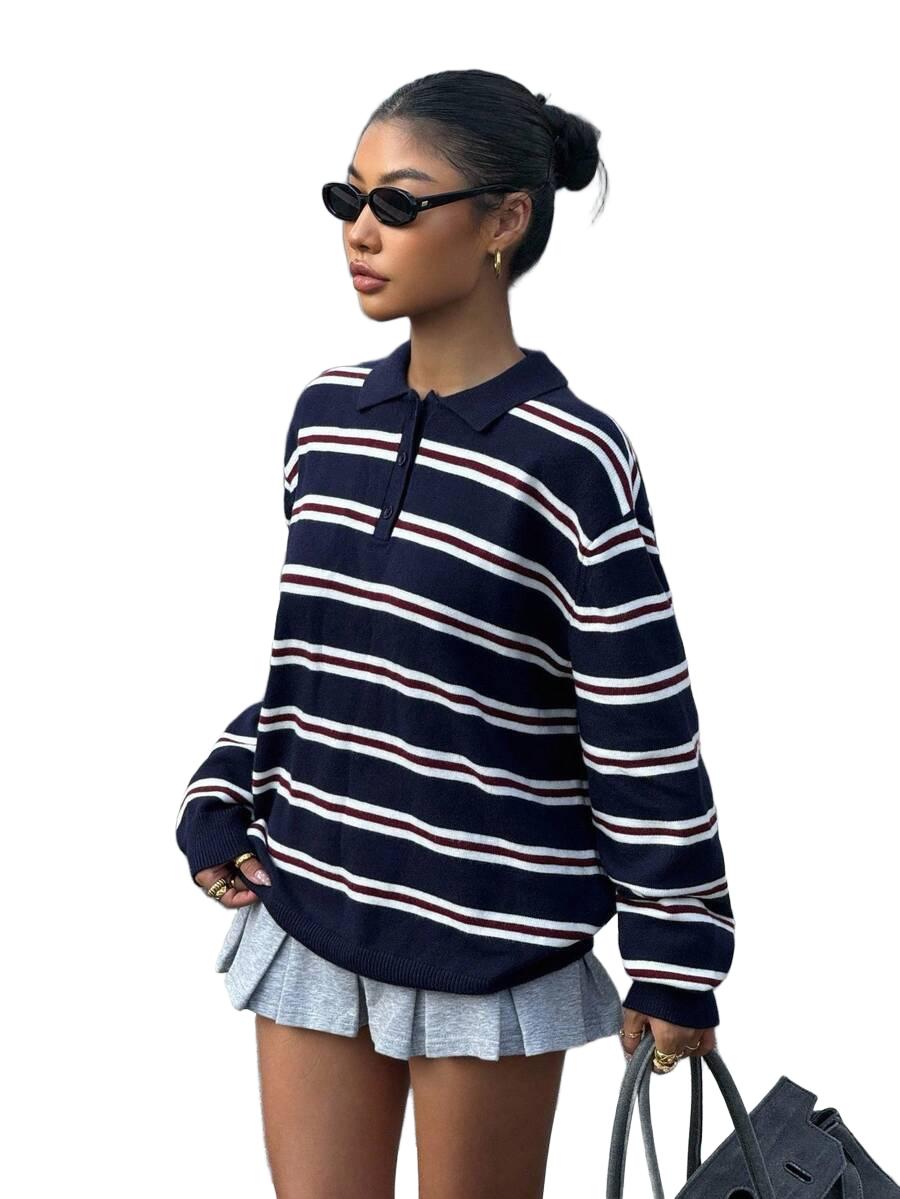 SWETER W PASKI