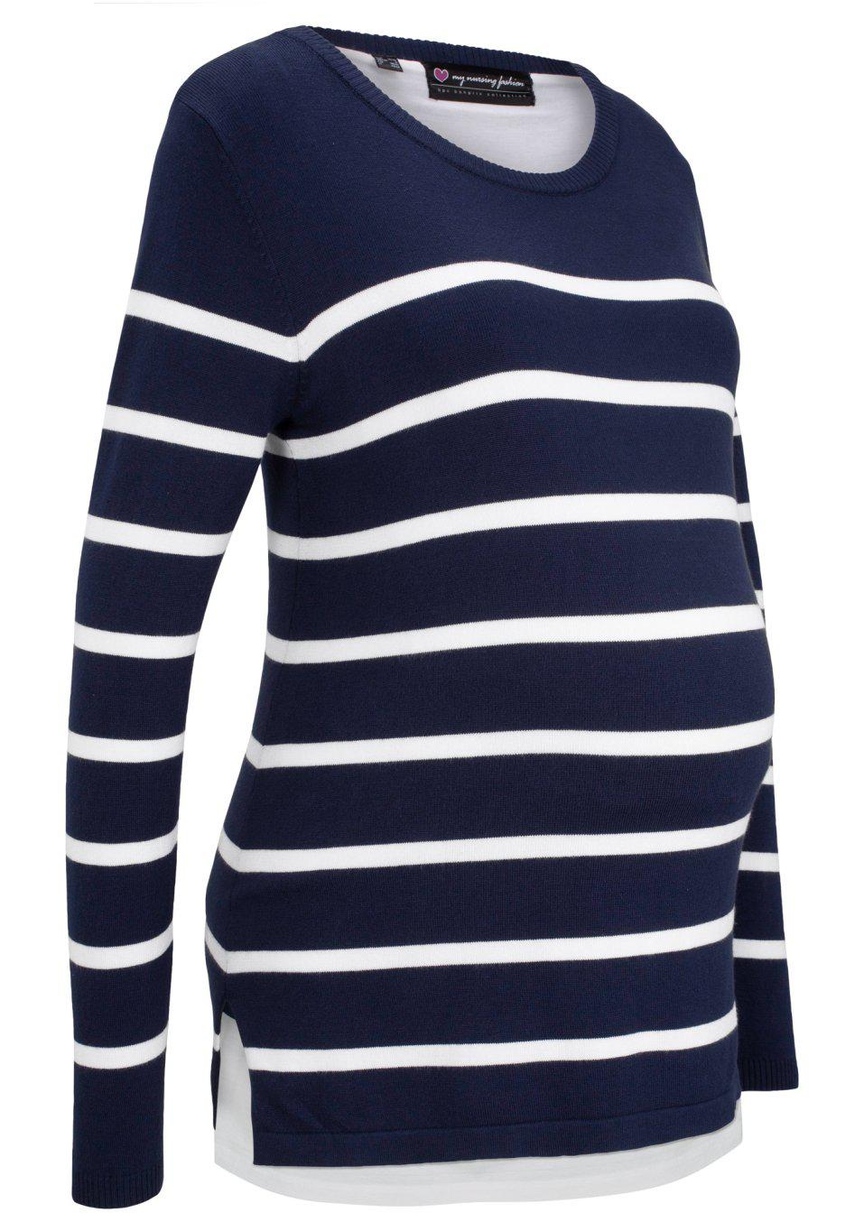 SWETER CIĄŻOWY DO KARMIENIA
