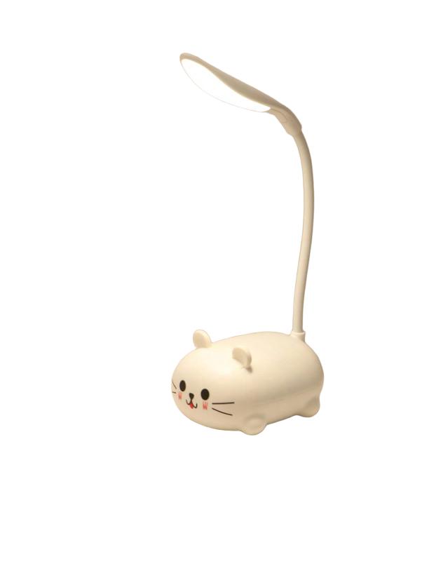 BIAŁA LAMPKA NA BIURKO