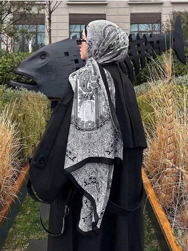 CHUSTA NA GŁOWĘ WZÓR