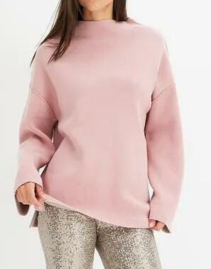 SWETER DWUSTRONNY Z DZIANINY