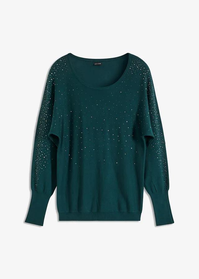 SWETER DAMSKI OKRĄGŁY DEKOLT 