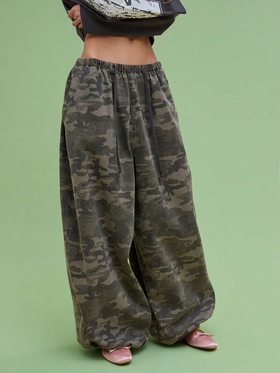 SPODNIE VINTAGE BAGGY BALLOON FIT