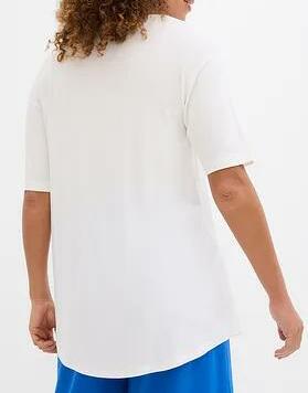 T-SHIRT DAMSKI V-DEKOLT WISKOZA 