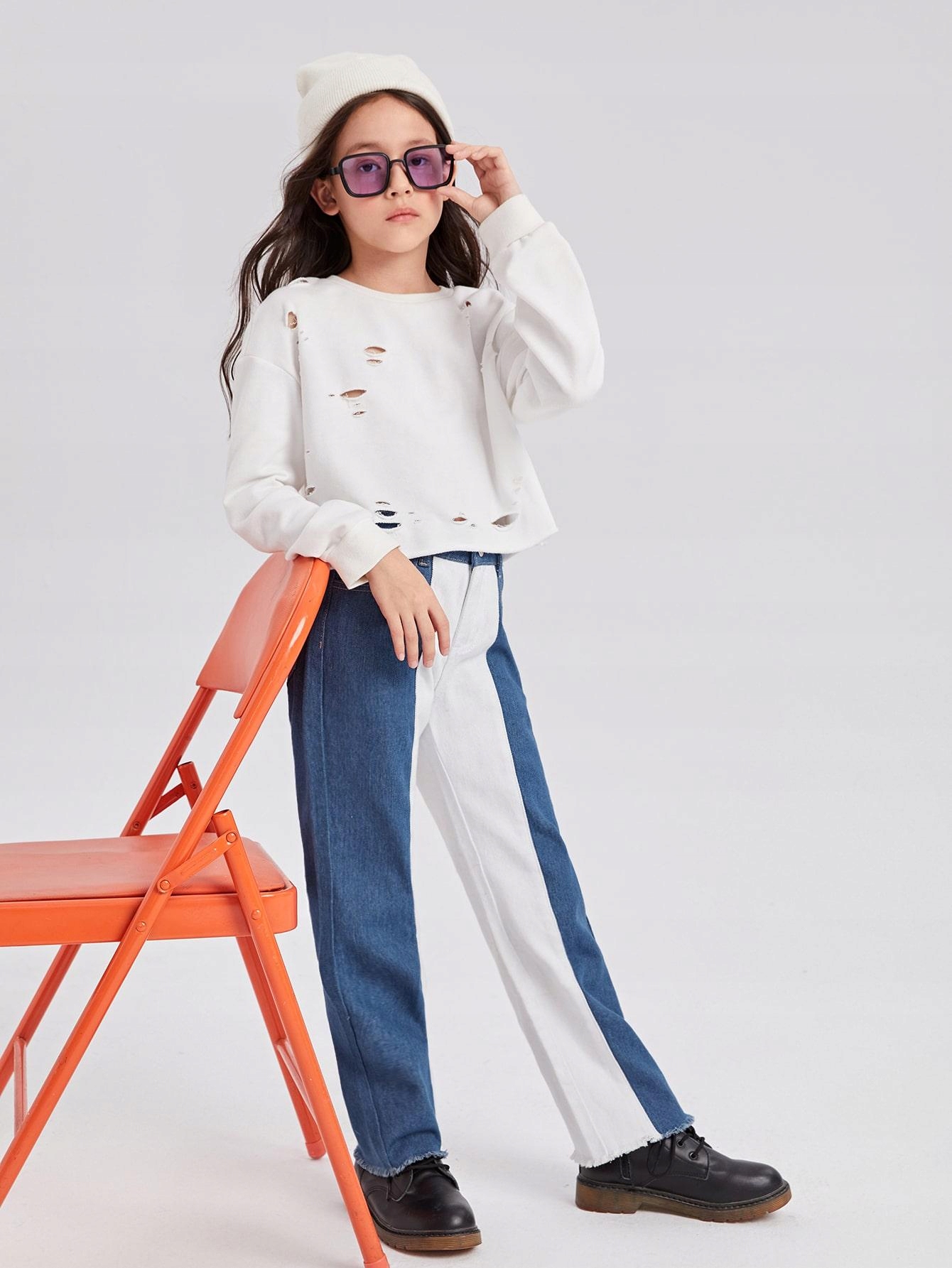 SPODNIE JEANS WYSOKI STAN
