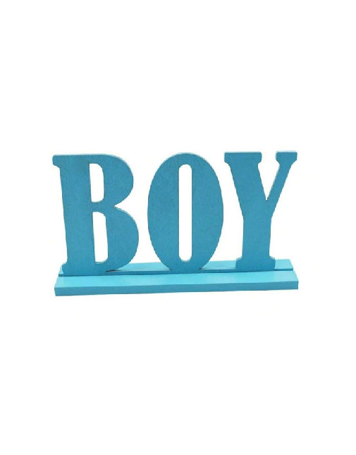 dekoracja na przyjęcie napis boy