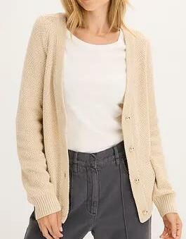 SWETER Z DZIANINY 