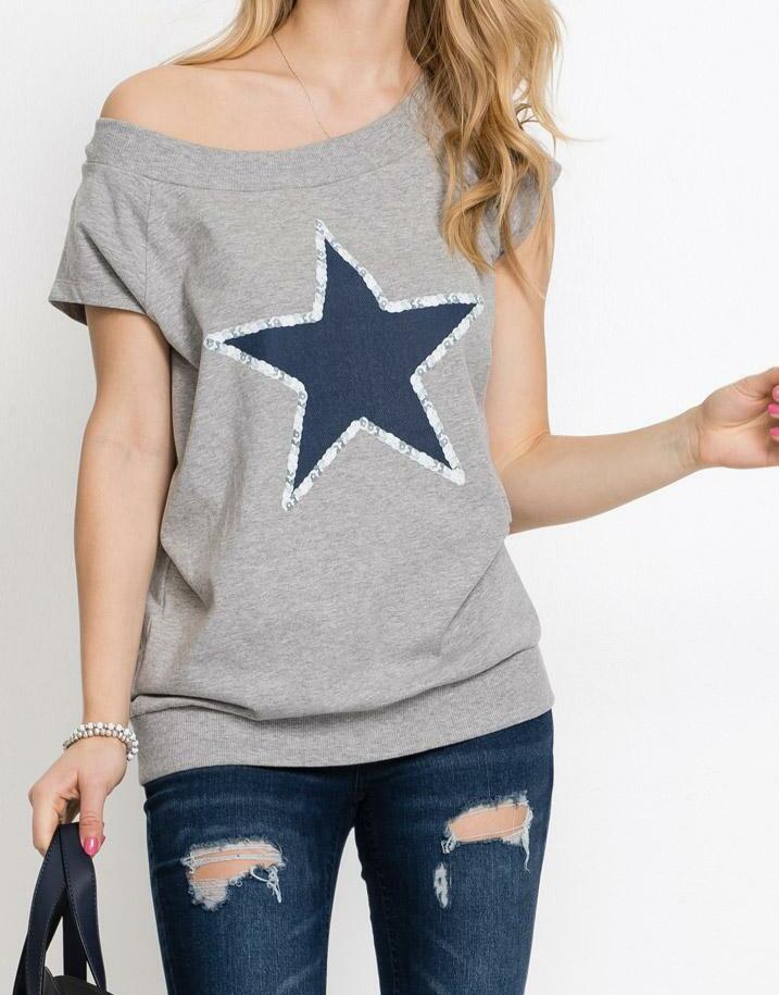 T-SHIRT Z NADRUKIEM