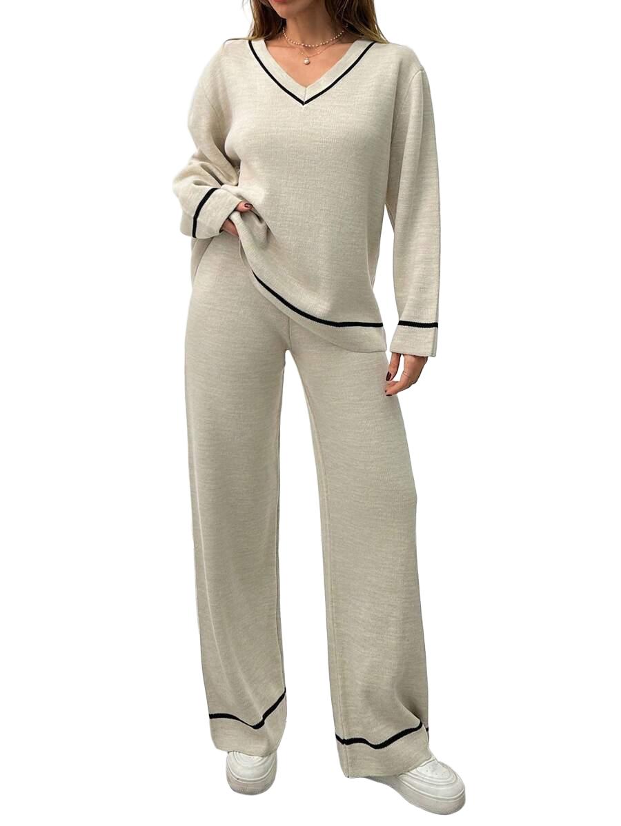 KOMPLET SWETER I SPODNIE 