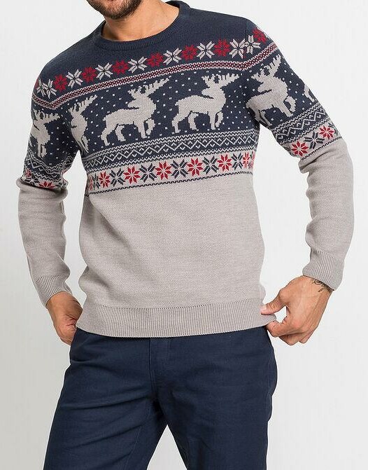 SWETER W NORWESKI WZÓR