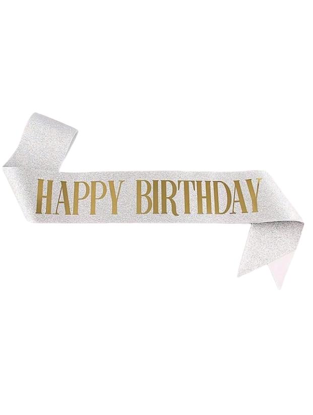 szarfa napis Happy Birthday
