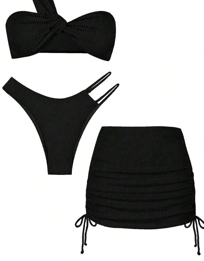dół od bikini spódnica komplet