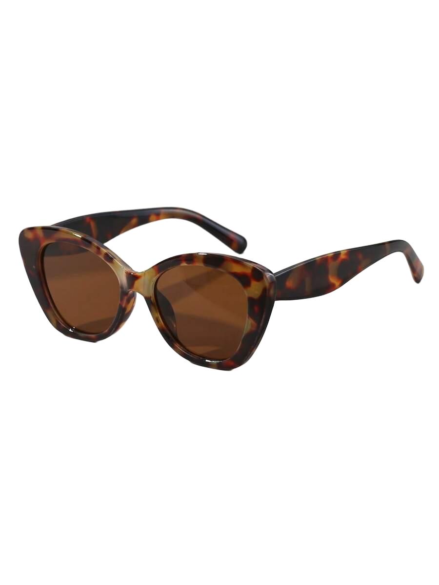 okulary przeciwsłoneczne leopard print