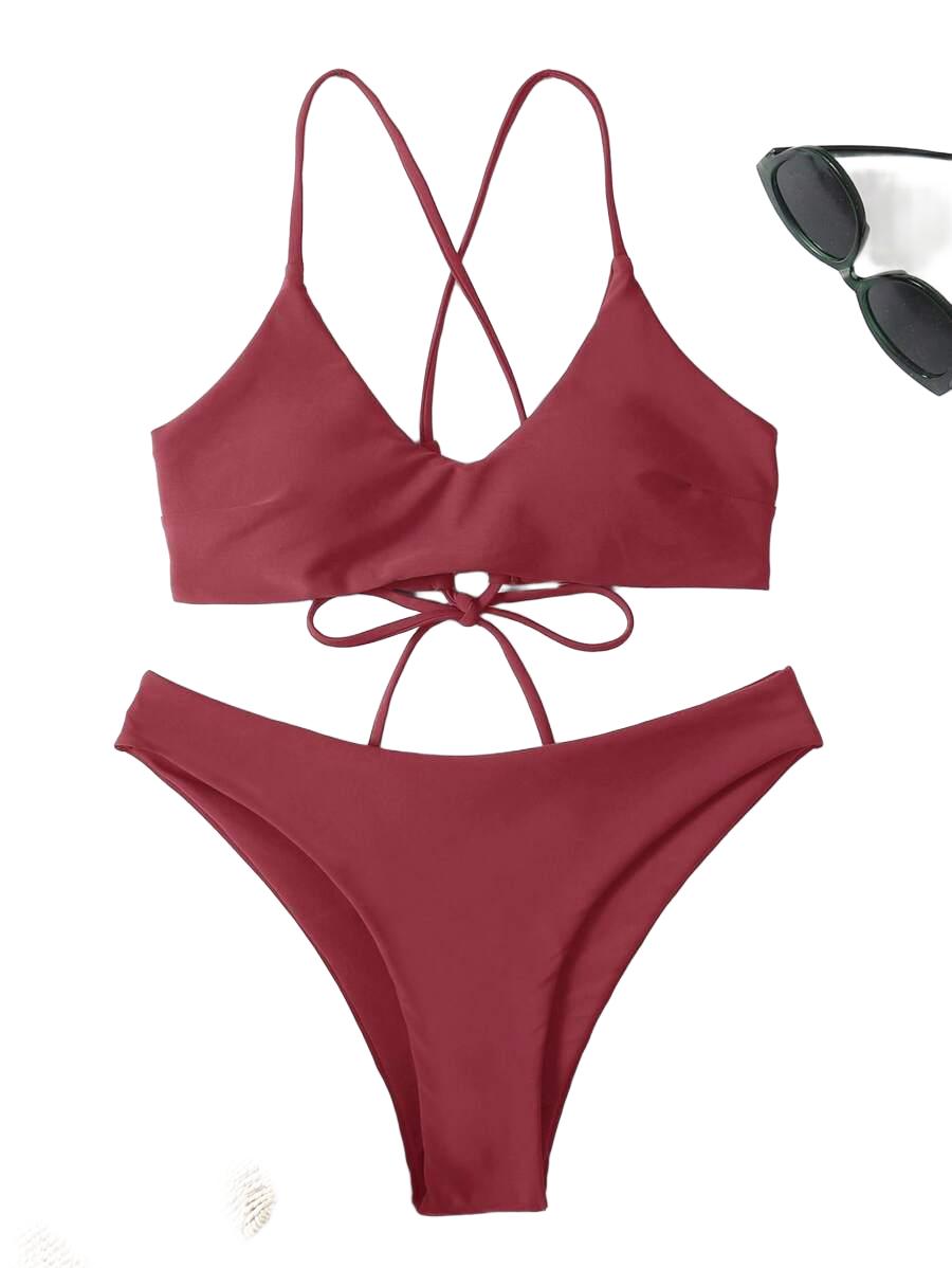 BIUSTONOSZ OD BIKINI WIĄZANY