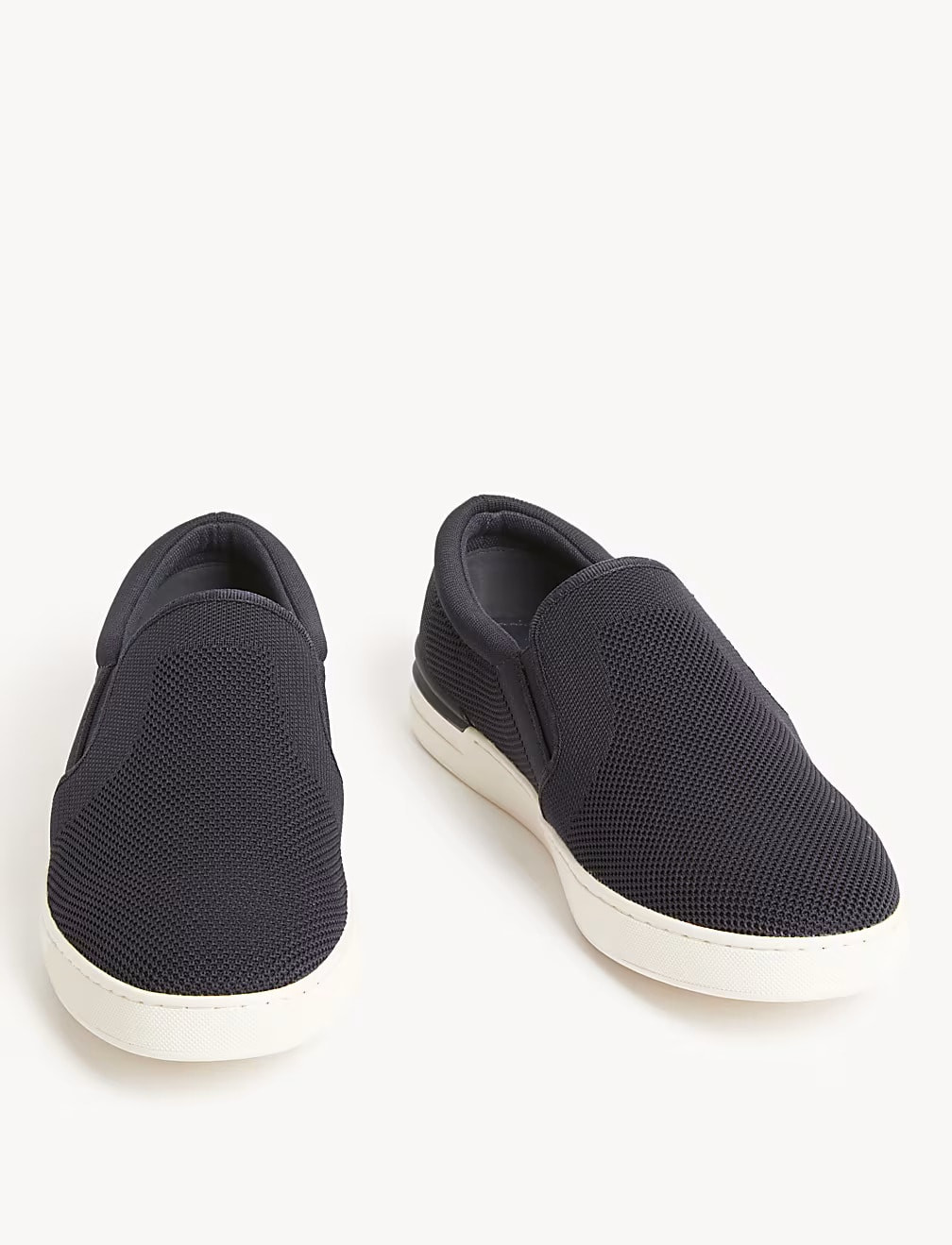 granatowe trampki slip on