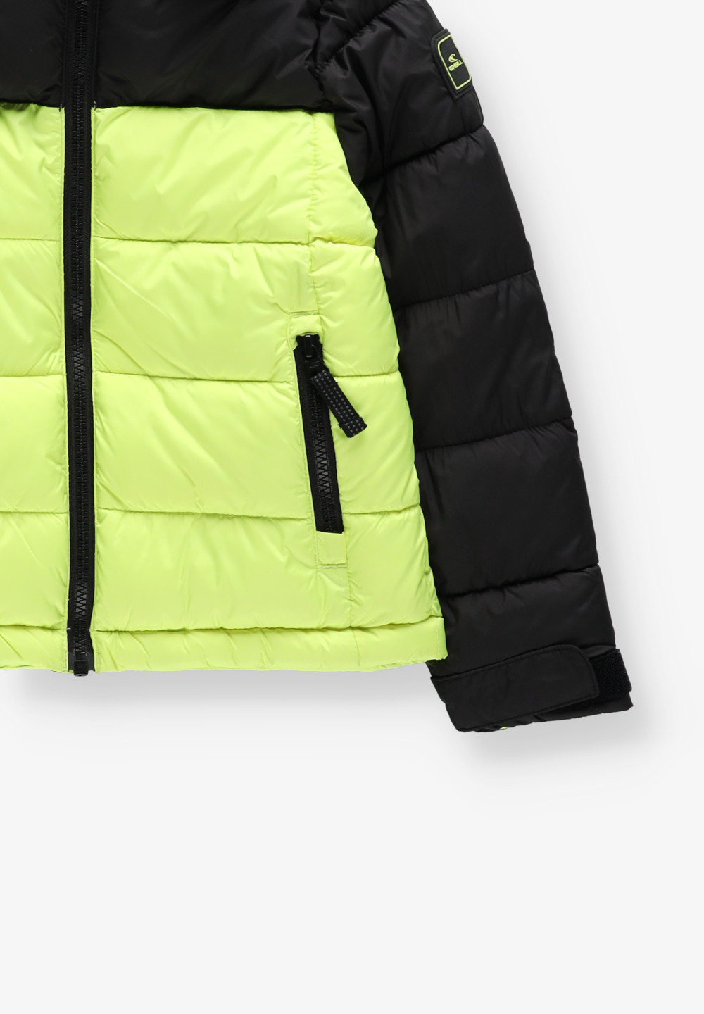 kurtka z kapturem neon kontrast 3500008-42015