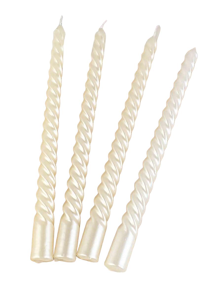 białe świece 12-pack