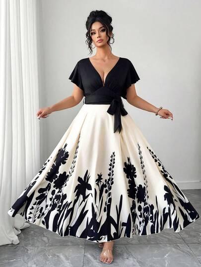 MAXI SUKIENKA PRINT
