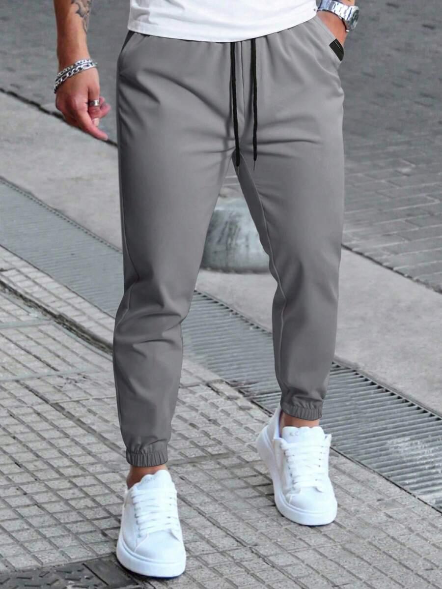 SZARE SPODNIE CASUAL 