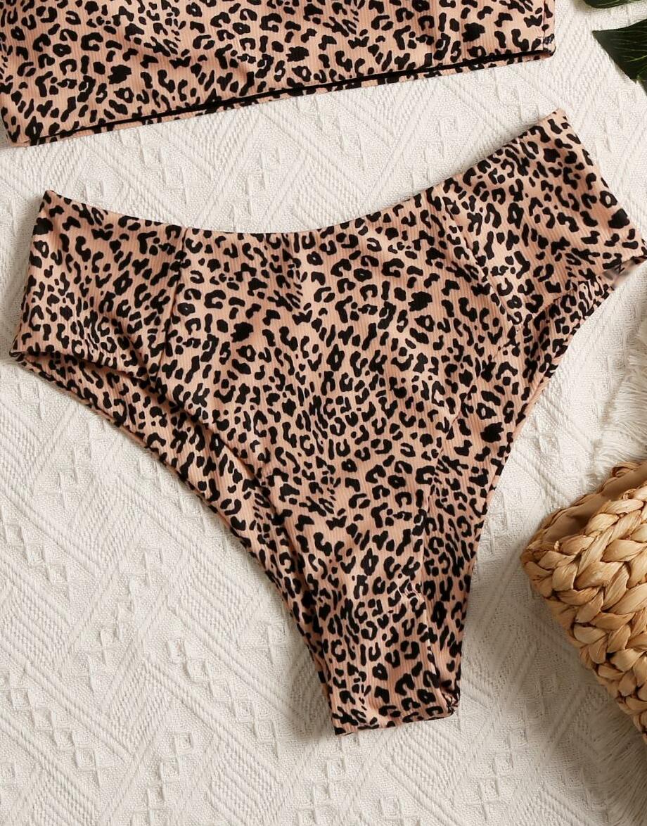 dół od bikini animal print