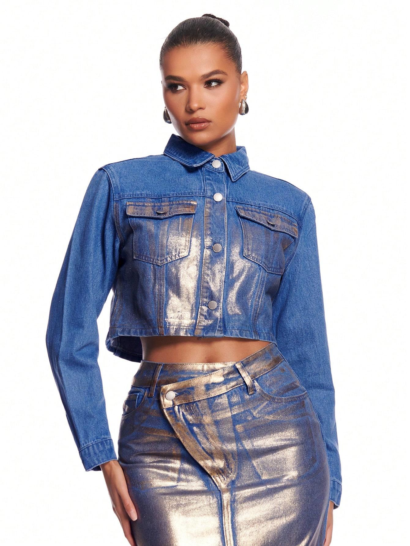 NIEBIESKA KURTKA JEANS