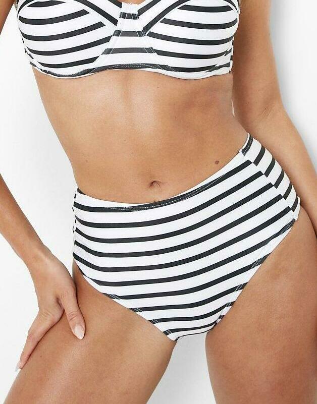 DÓŁ OD BIKINI W PASKI